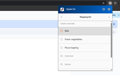 Opsie Do  from Chrome web store to be run with OffiDocs Chromium online