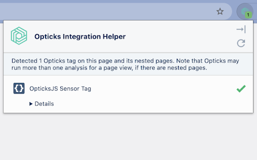 Opticks Integration Helper  from Chrome web store to be run with OffiDocs Chromium online