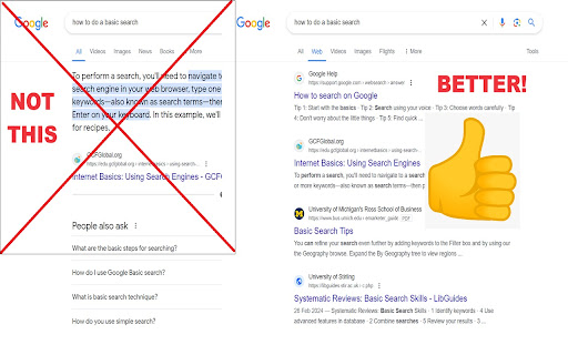 Optimisey Search  from Chrome web store to be run with OffiDocs Chromium online