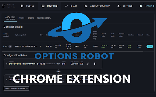 OptionsRobot Ext  from Chrome web store to be run with OffiDocs Chromium online
