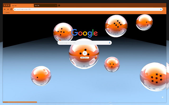 Orange ball  from Chrome web store to be run with OffiDocs Chromium online