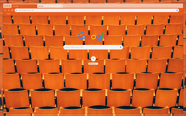 Orange chairs  from Chrome web store to be run with OffiDocs Chromium online