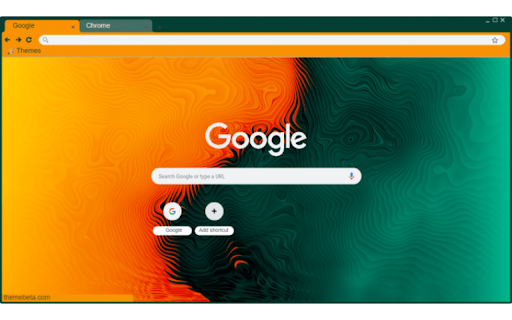 Orange Green Abstract  from Chrome web store to be run with OffiDocs Chromium online