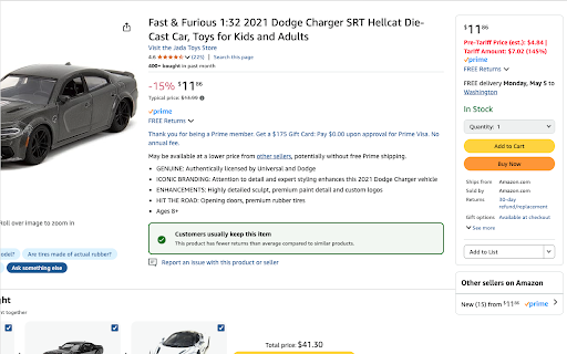 Orange Man Tariff  from Chrome web store to be run with OffiDocs Chromium online