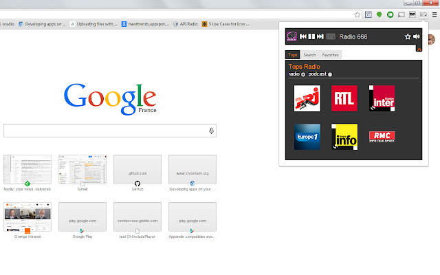Orange Radio Player  from Chrome web store to be run with OffiDocs Chromium online