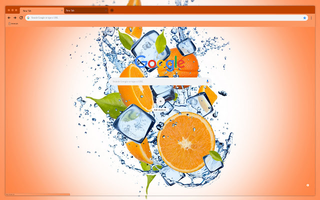 Orange with ice  from Chrome web store to be run with OffiDocs Chromium online