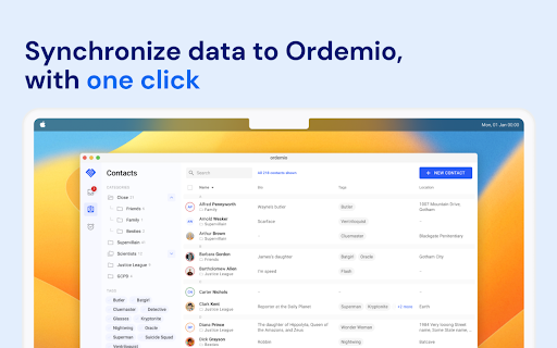 Ordemio  from Chrome web store to be run with OffiDocs Chromium online
