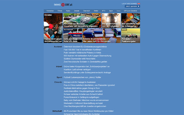 ORF.at +  from Chrome web store to be run with OffiDocs Chromium online