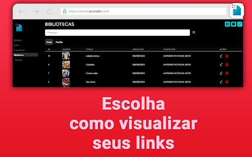 Organisy  from Chrome web store to be run with OffiDocs Chromium online