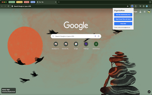 OrganizeNow  from Chrome web store to be run with OffiDocs Chromium online