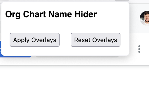 Org Chart Name Hider  from Chrome web store to be run with OffiDocs Chromium online