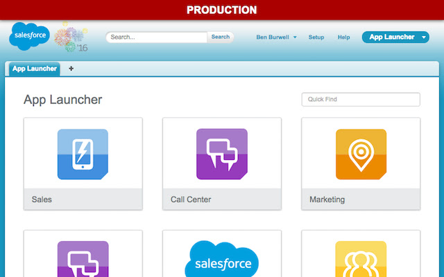 Org Header for Salesforce®  from Chrome web store to be run with OffiDocs Chromium online