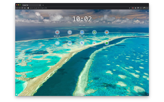 Original Tab  from Chrome web store to be run with OffiDocs Chromium online