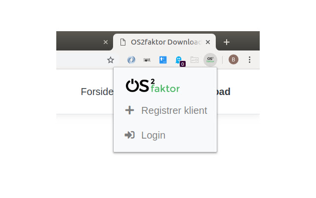 OS2faktor Chrome Extension  from Chrome web store to be run with OffiDocs Chromium online
