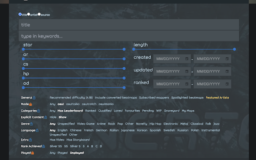 osushi!  from Chrome web store to be run with OffiDocs Chromium online