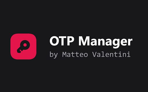 OTP Manager  from Chrome web store to be run with OffiDocs Chromium online