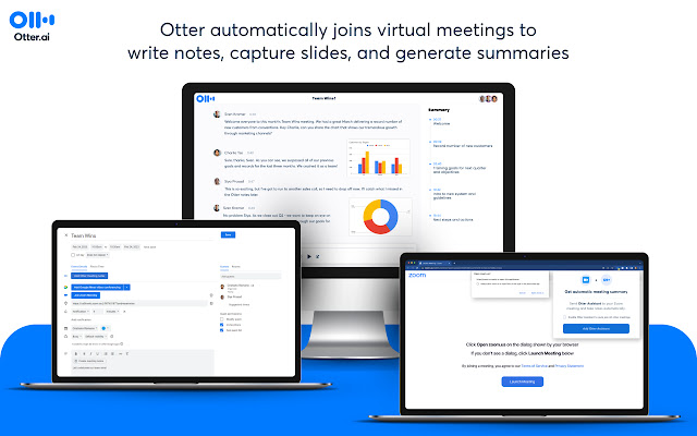 Otter.ai: Transcribe, Record Meeting Notes  from Chrome web store to be run with OffiDocs Chromium online