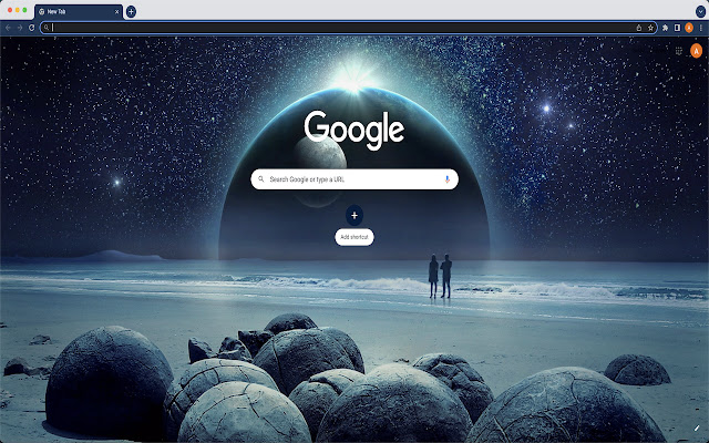 Outer World Ocean Theme  from Chrome web store to be run with OffiDocs Chromium online