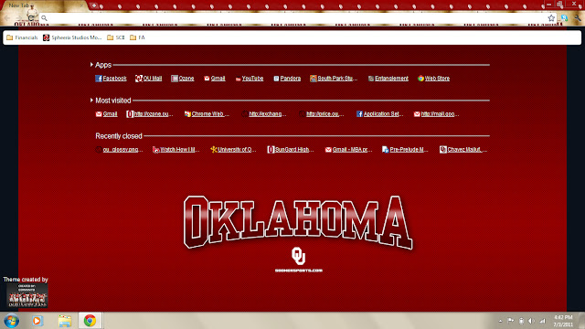 OU Theme  from Chrome web store to be run with OffiDocs Chromium online