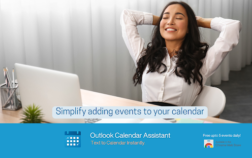 Outlook Calendar Assistant: Event Creator  from Chrome web store to be run with OffiDocs Chromium online