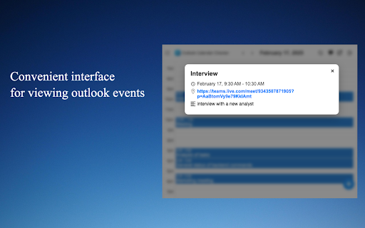 Outlook Calendar Checker  from Chrome web store to be run with OffiDocs Chromium online