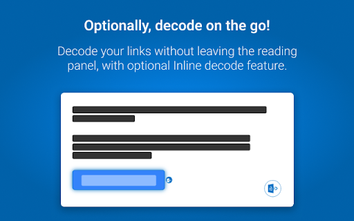 Outlook Link Decoder  from Chrome web store to be run with OffiDocs Chromium online