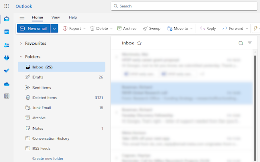 Outlook Web Inbox Count  from Chrome web store to be run with OffiDocs Chromium online