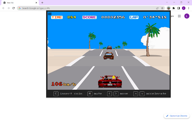 OutRun Offline Game  from Chrome web store to be run with OffiDocs Chromium online