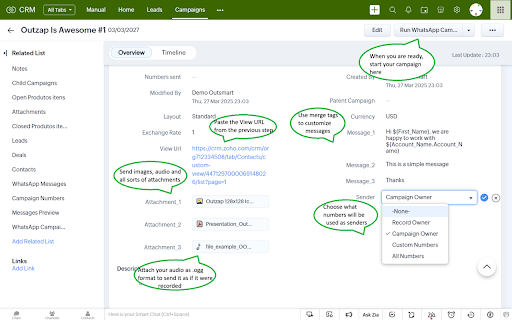 Outzap  from Chrome web store to be run with OffiDocs Chromium online