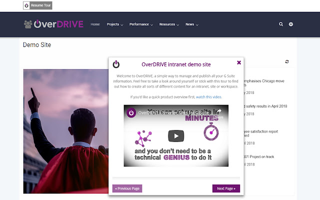 OverDRIVE  from Chrome web store to be run with OffiDocs Chromium online