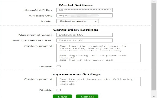 Overleaf Copilot Command  from Chrome web store to be run with OffiDocs Chromium online