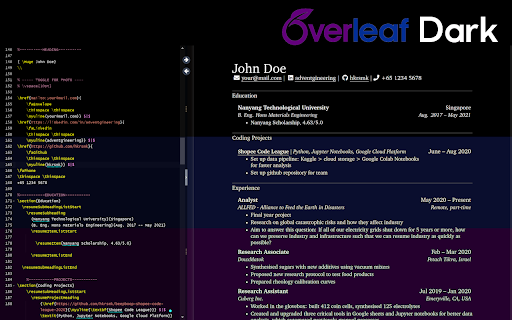 Overleaf Dark Pro  from Chrome web store to be run with OffiDocs Chromium online Overleaf Dark Pro  from Chrome web store to be run with OffiDocs Chromium online