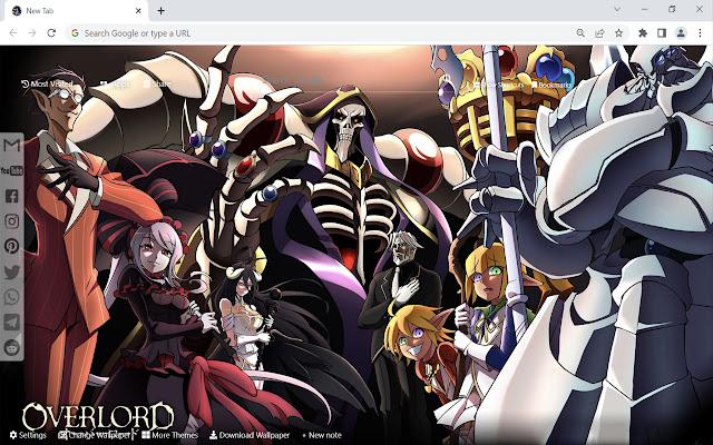 Overlord Wallpaper  from Chrome web store to be run with OffiDocs Chromium online