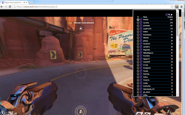 Overwatch Stream Browser  from Chrome web store to be run with OffiDocs Chromium online