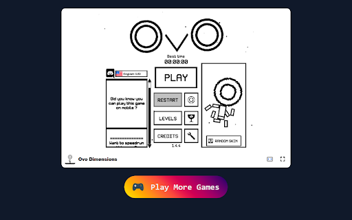 OVO Dimensions Game Embark on a Thrilling 3D Platformer Adventure!  from Chrome web store to be run with OffiDocs Chromium online