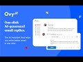 Ovy.ai | One click AI generated email replies  from Chrome web store to be run with OffiDocs Chromium online