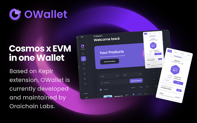 OWallet  from Chrome web store to be run with OffiDocs Chromium online