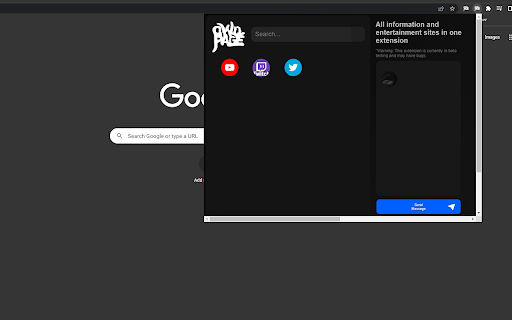 Own Page beta  from Chrome web store to be run with OffiDocs Chromium online