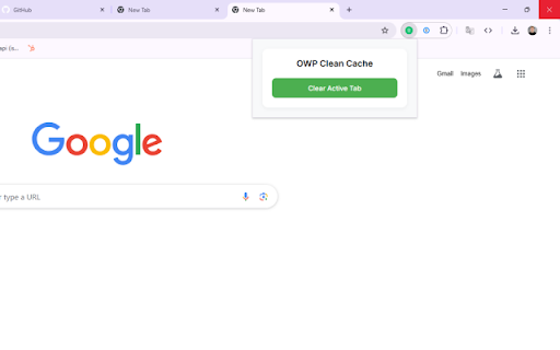 OWP Clean Cache  from Chrome web store to be run with OffiDocs Chromium online