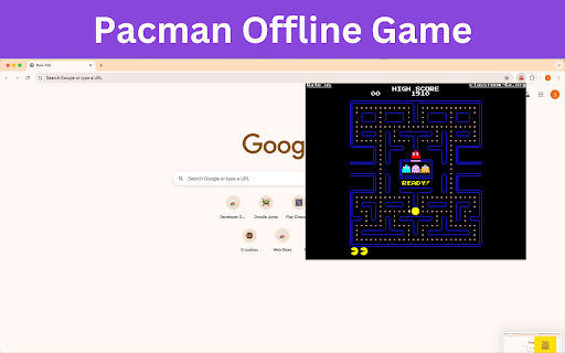 Pacman Original  from Chrome web store to be run with OffiDocs Chromium online