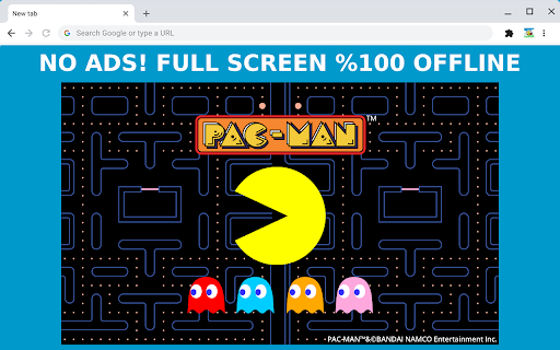 Pacman Tribure  from Chrome web store to be run with OffiDocs Chromium online