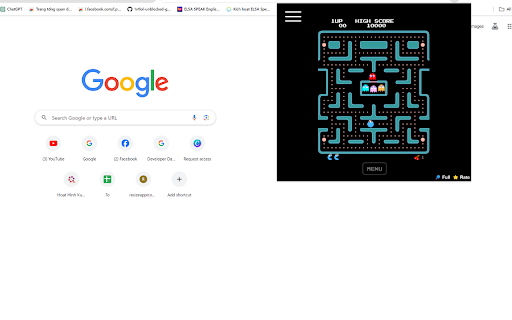 Pacman Unblocked  Free  from Chrome web store to be run with OffiDocs Chromium online
