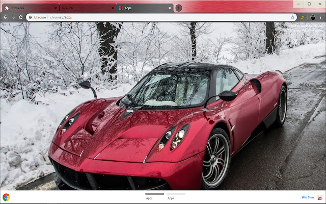 Найшвидший супершвидкий гоночний автомобіль Pagani Huayra з веб-магазину Chrome буде працювати за допомогою OffiDocs Chromium онлайн