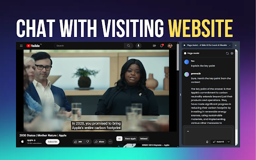 Page Assist A Web UI for Local AI Models  from Chrome web store to be run with OffiDocs Chromium online