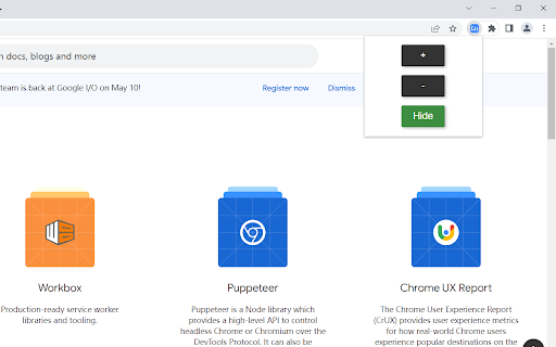 Page Go Quick page flipping tool  from Chrome web store to be run with OffiDocs Chromium online