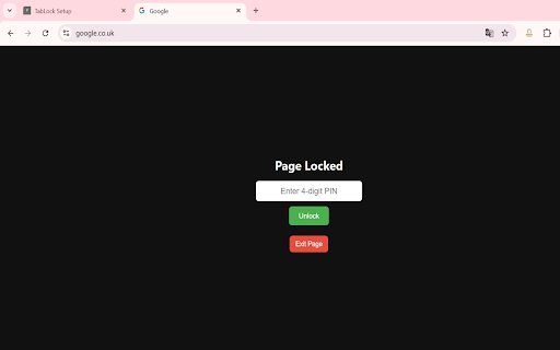 PageGuard  from Chrome web store to be run with OffiDocs Chromium online