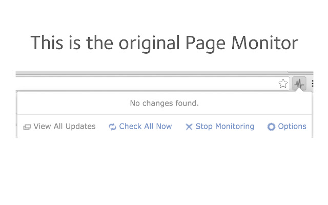 Page Monitor  from Chrome web store to be run with OffiDocs Chromium online