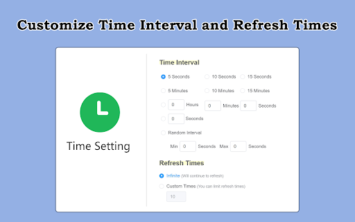 Page Monitor  Auto Refresh Page  from Chrome web store to be run with OffiDocs Chromium online