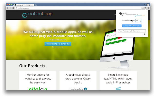 paGen  from Chrome web store to be run with OffiDocs Chromium online