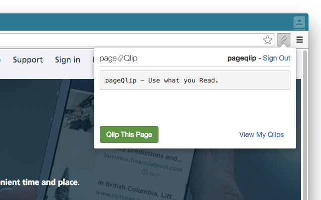 pageQlip  from Chrome web store to be run with OffiDocs Chromium online